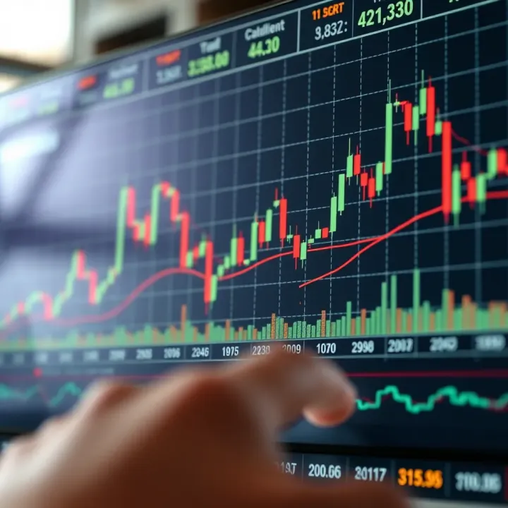 Graph showing MACD indicator with optimized settings for quick trading decisions on price chart