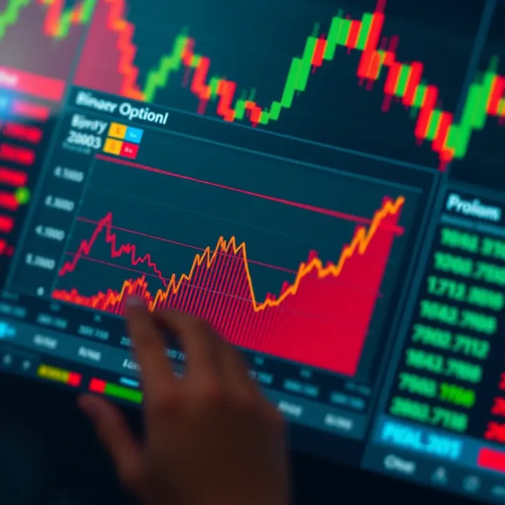 Graph showing risk management strategies and legal considerations in binary options investing