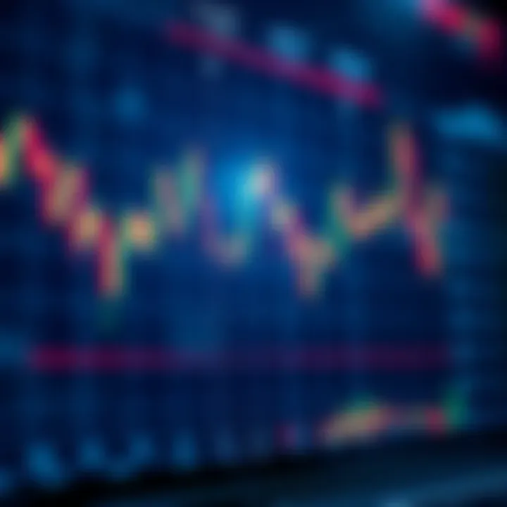 Graph showing fluctuating financial market prices highlighting CFD trading trends