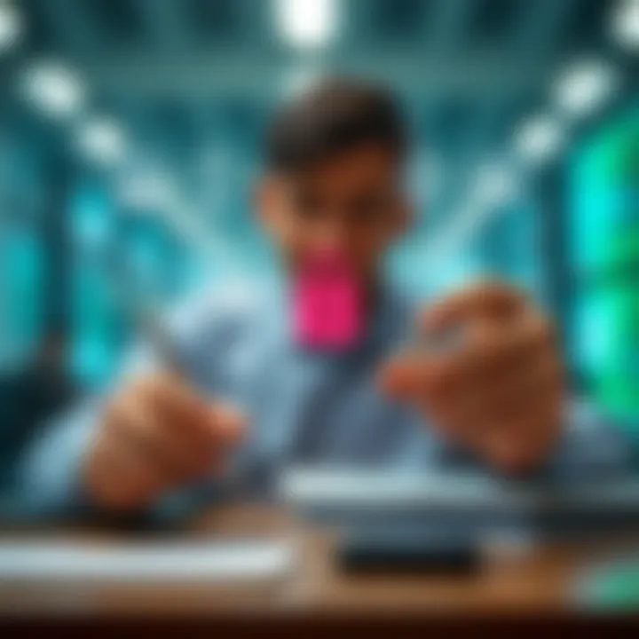 Illustration of secure payment methods and customer support icons for Quotex.com