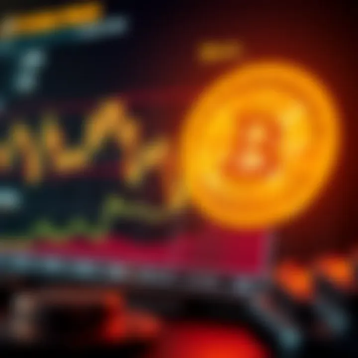 Graph showing Bitcoin price trends influenced by market and technological factors