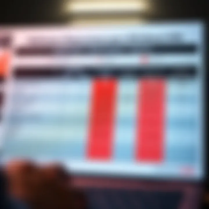 Comparison chart showing costs, security, and support features of various CFD brokers