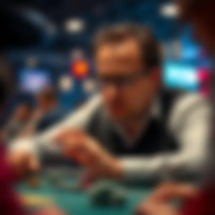 Choosing the Best Poker Option for Your Style Player strategizing while choosing between online and live poker options