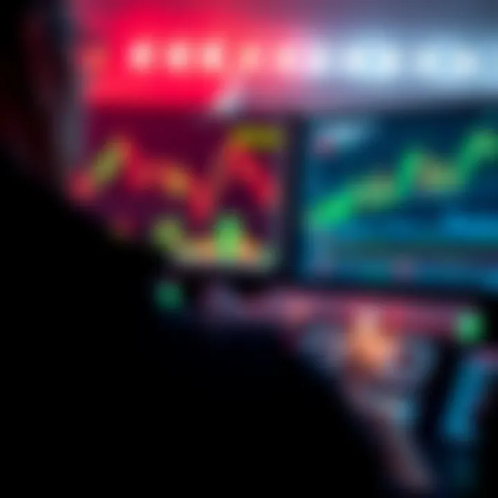 Secure Online Trading Platforms and Effective Risk Management Conceptual representation of secure online trading platforms with charts and risk management tools