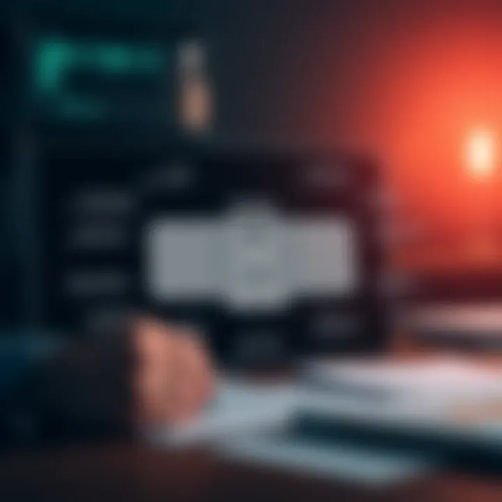 Diagram showing main functions and features of Queotex software