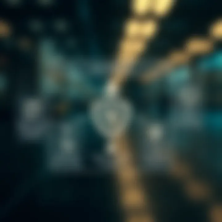 Diagram illustrating the security measures and integration options of Quoatex