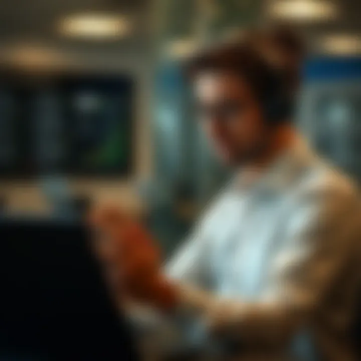 Customer support representative assisting with Quotex platform inquiries