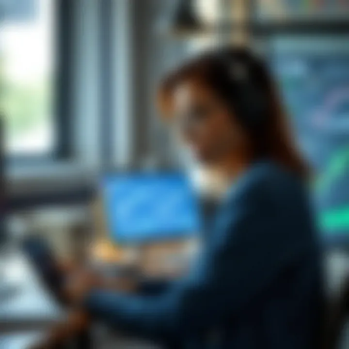 User resolving common issues on Quotex platform using support resources