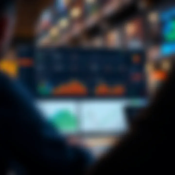 Dashboard interface showing Quotox platform features and analytics