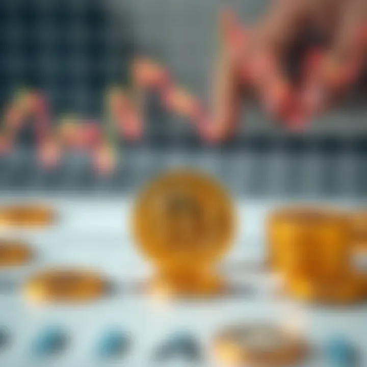 Illustration of risk and opportunity scales in cryptocurrency investment