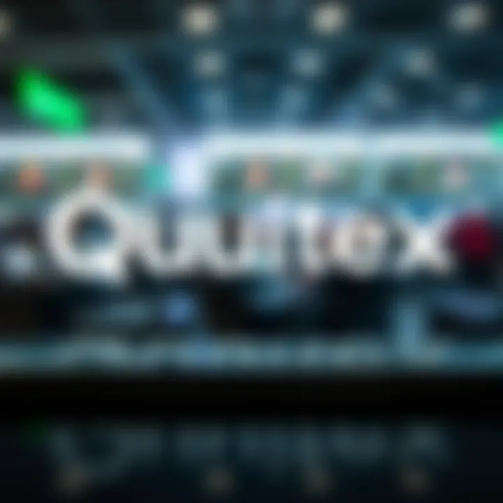 Evolution of Quotex logo demonstrating changes in style and branding