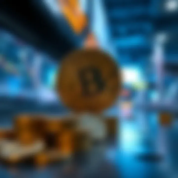 Illustration of economic factors influencing cryptocurrency market dynamics