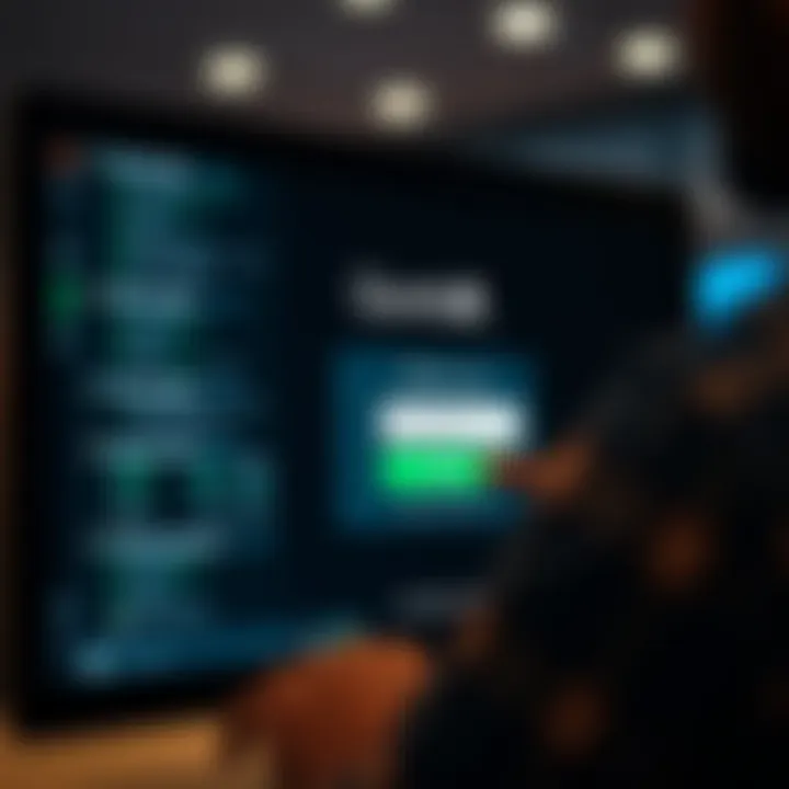 User entering credentials on Quotex login screen to access affiliate account