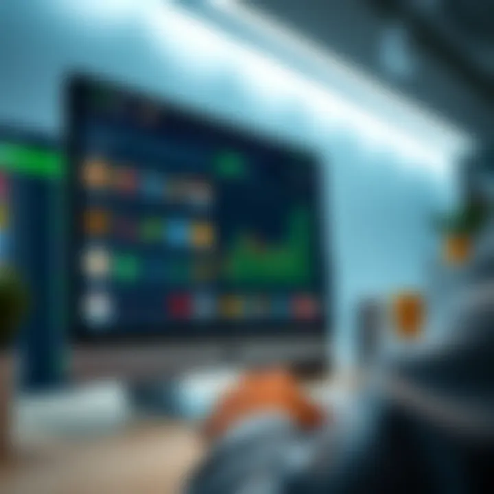 User interface of IQ Option showing various financial assets available for trading