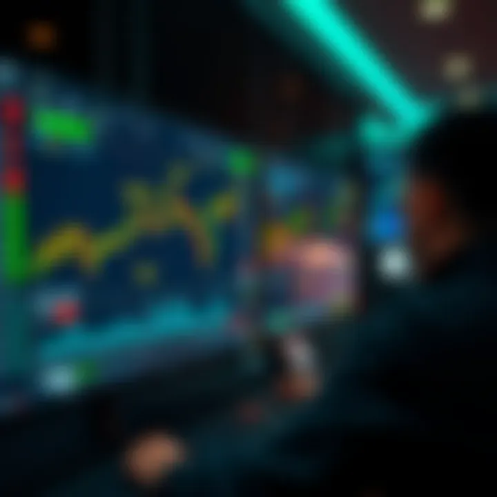 Overview of the IQ Option Traderoom interface showing trading charts and asset selection