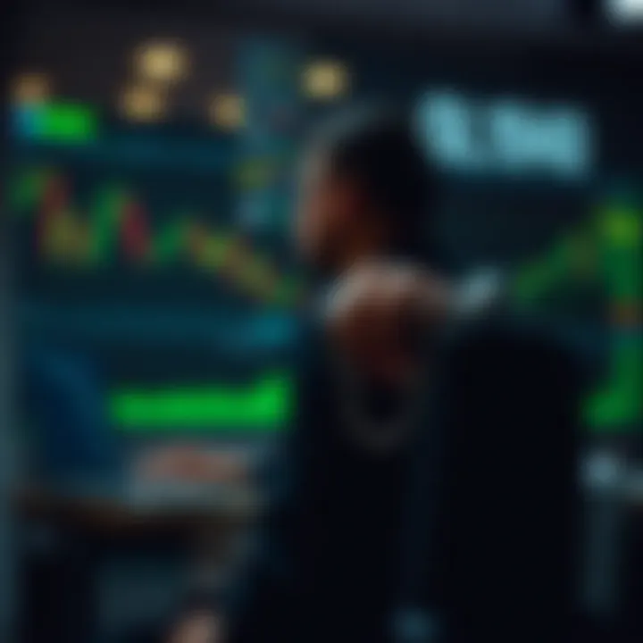 Visual representation of trading risk management strategies with secure investment tools