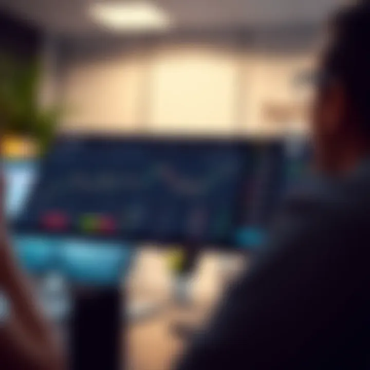 Dashboard of Olimp Trade showing financial charts and trading options