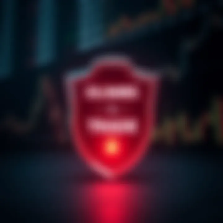 Security shield icon representing safety and regulation in online trading