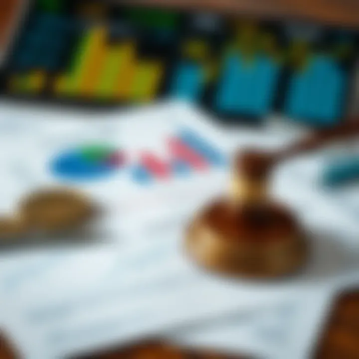 Legal documents and financial charts symbolizing regulation and safe investment practices in Brazil