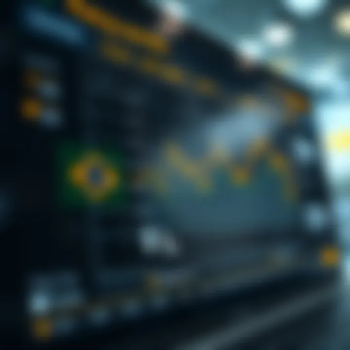 Graph showing monthly earnings from Petrobras shares including dividends and price appreciation