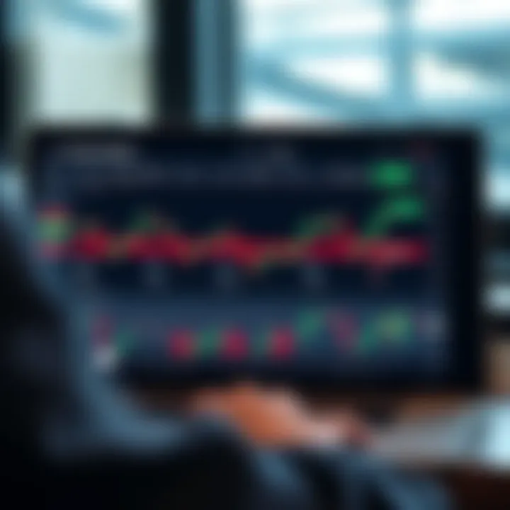 Pocket Option demo account interface displaying trading charts and strategy options