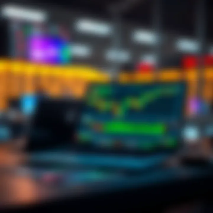 Conceptual representation of binary options trading strategies and security features in PocketOption