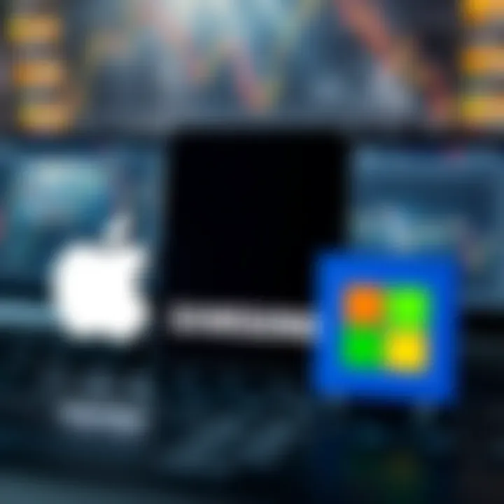 Comparison of leading technology company logos including Apple, Samsung, and Microsoft