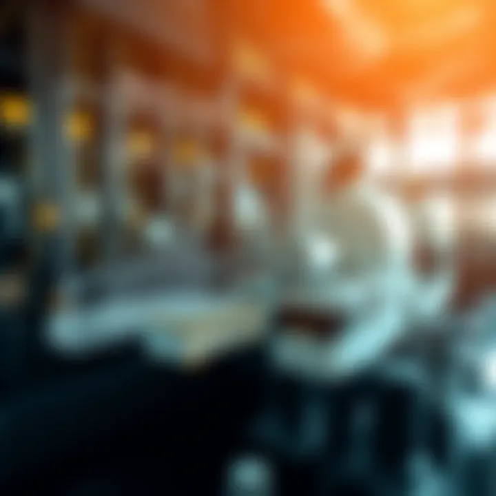 Abstract representation of Quontex technology integrating with various industries