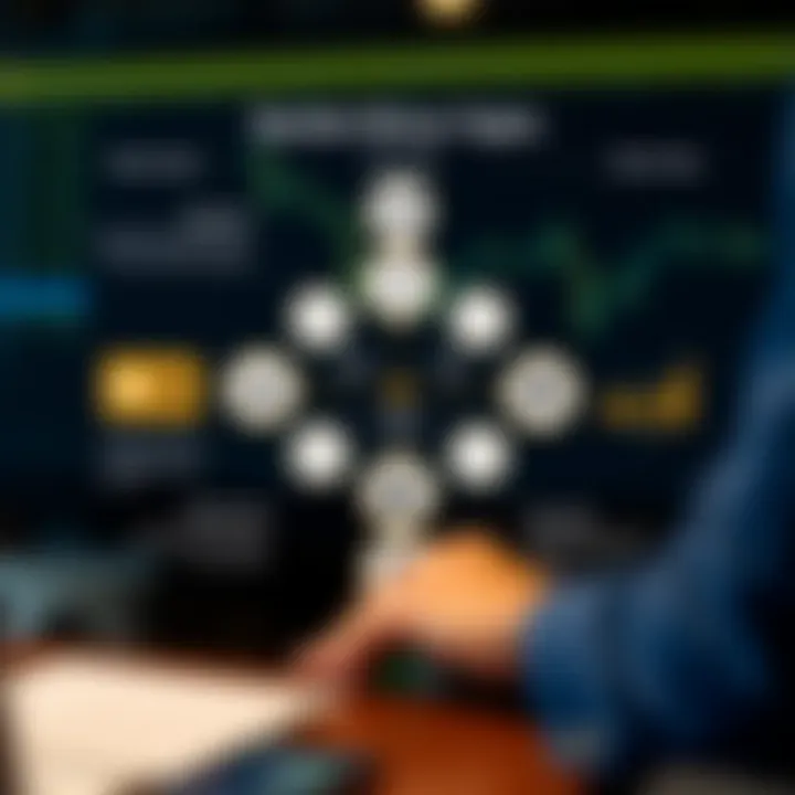 Diagram illustrating the types and rules of Quotex bonuses for trading optimization