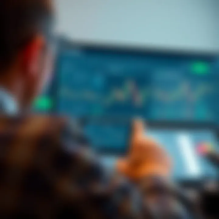 Dashboard view of Quotex featuring trading tools and financial operation options