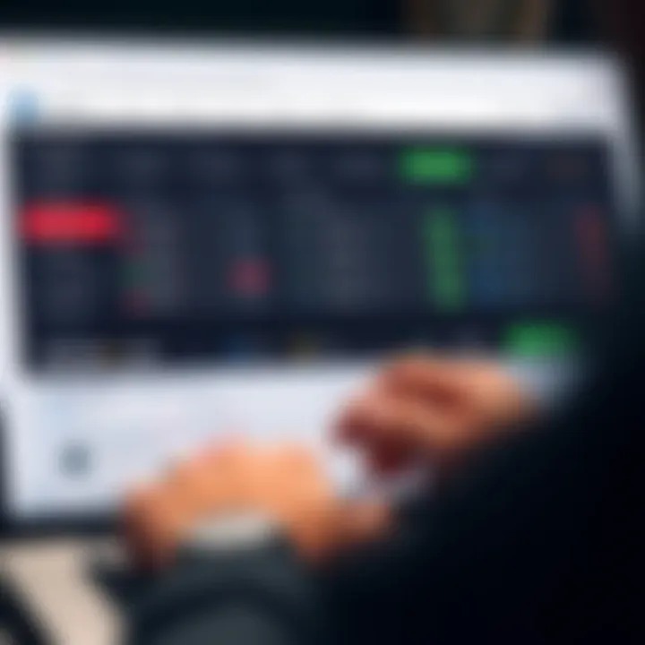 Dashboard view of Quotex.io displaying trading options and user account settings