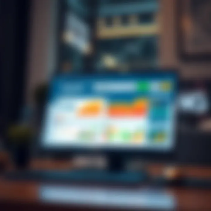 Visual representation of Quotex platform displaying vibrant PNG graphics for digital marketing