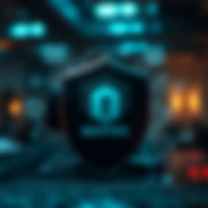 Graphic depicting security features and asset diversity on Quotex platform for secure investment