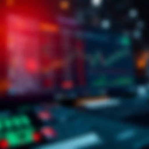 Interface of Quotex trading platform showing various asset options and live charts for market analysis