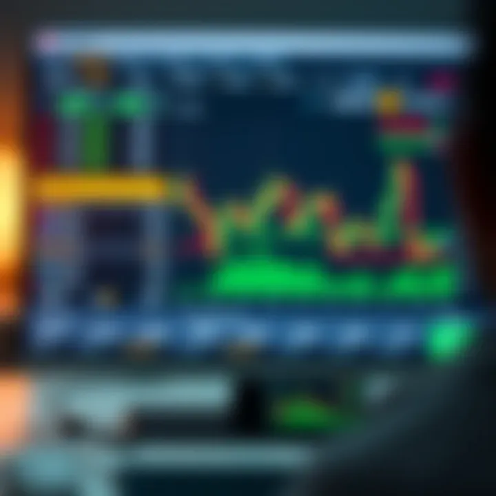 Interface of Quotex Sing trading platform showing asset selection and market charts