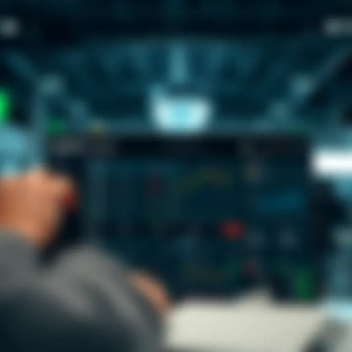 Dashboard of Quotex Trader platform displaying trading options and account features