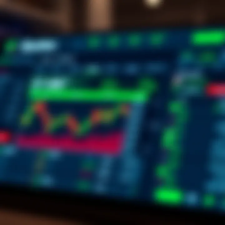 Dashboard of Quotex platform displaying trading tools and user account options