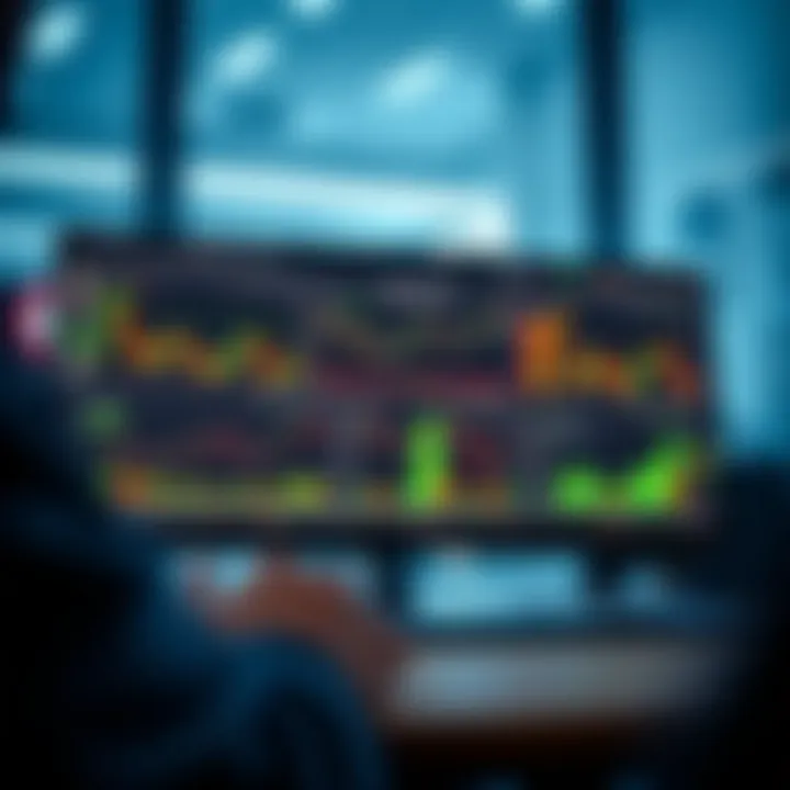 Screenshot of Quotex trading platform interface displaying various financial charts and trading options