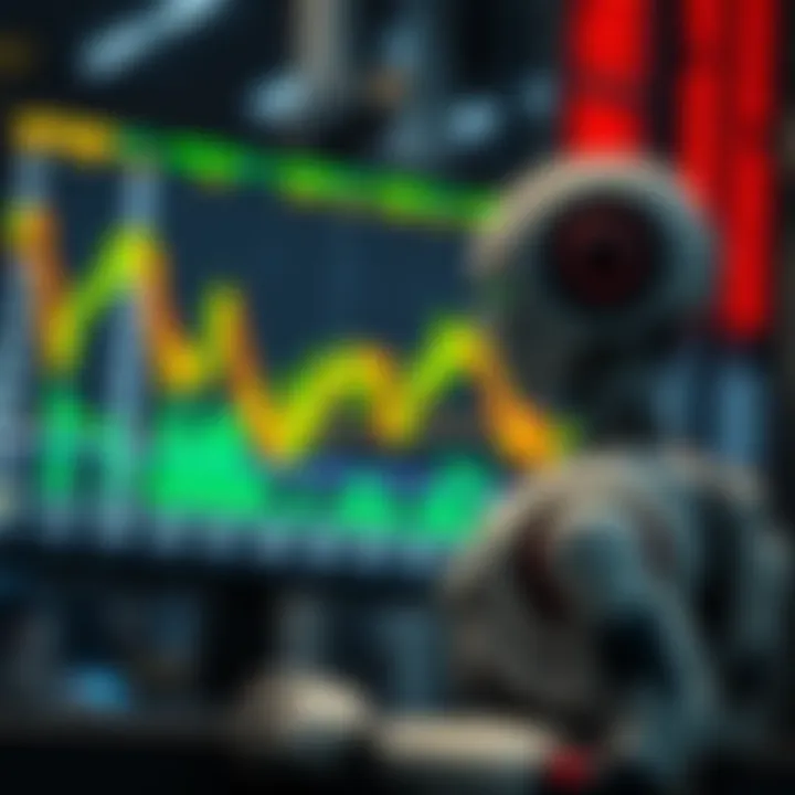 Reliable Forex Trading Robot Technology and Selection Criteria Conceptual representation of a reliable Forex trading robot on a futuristic screen