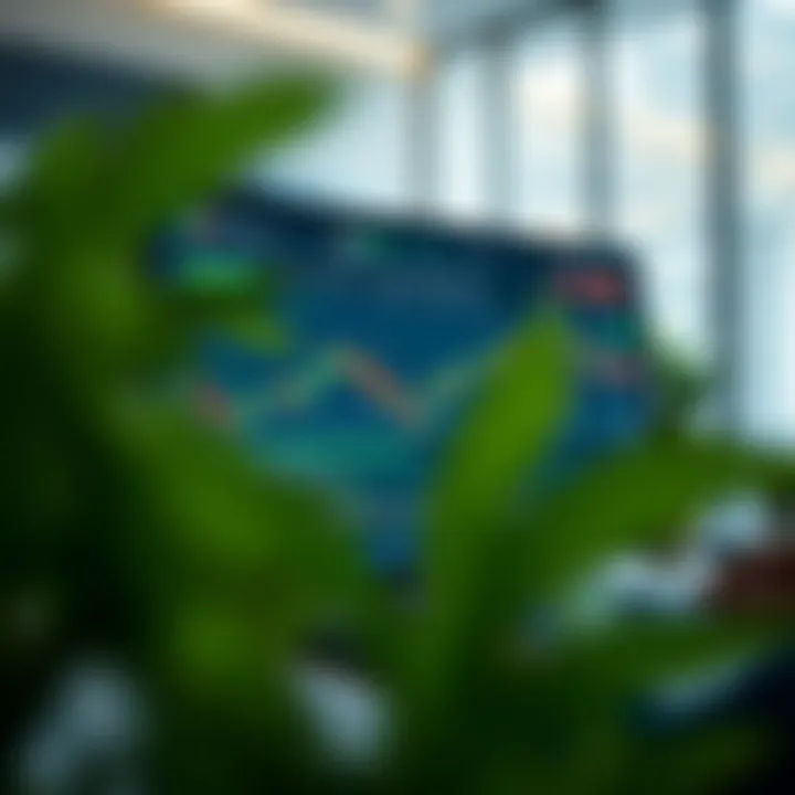 Clean digital interface displaying IQ Option platform with sharp PNG graphics