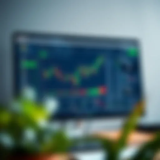 User interface showing Quotex trading platform on a desktop computer screen