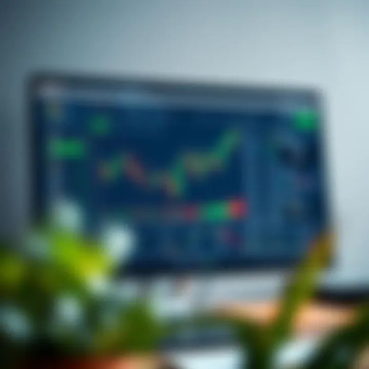 User interface showing Quotex trading platform on a desktop computer screen