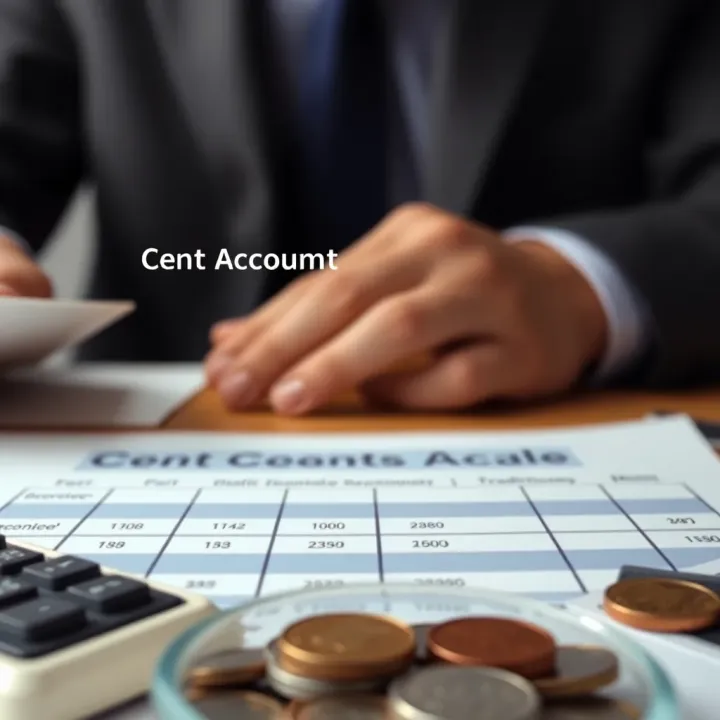 Comparison Between Cent Accounts and Traditional Checking Accounts Comparison chart illustrating the differences between cent accounts and traditional checking accounts