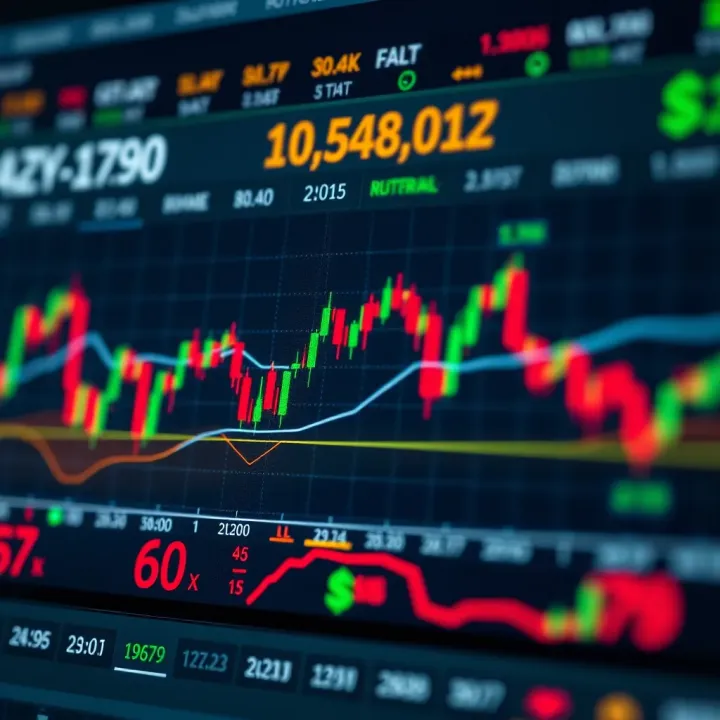 Illustration of major currency pairs showing fluctuations in the Forex market