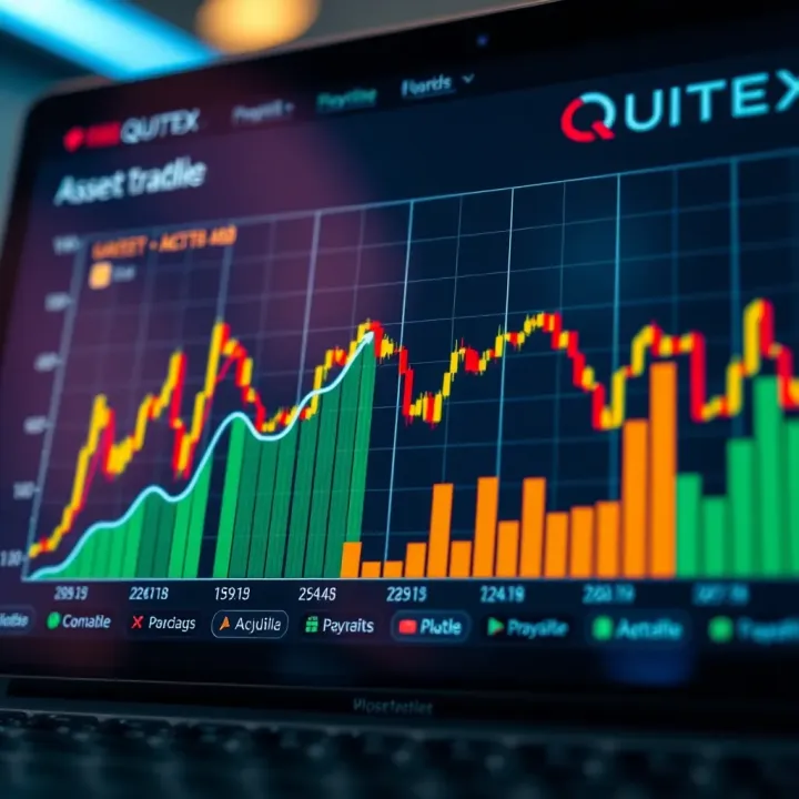 Assessment of Risks and Advantages on Quotex Platform Graph showing potential risks and benefits involved in trading using Quotex