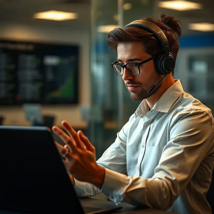 Quotex Support Contact Options Overview Customer support representative assisting with Quotex platform inquiries