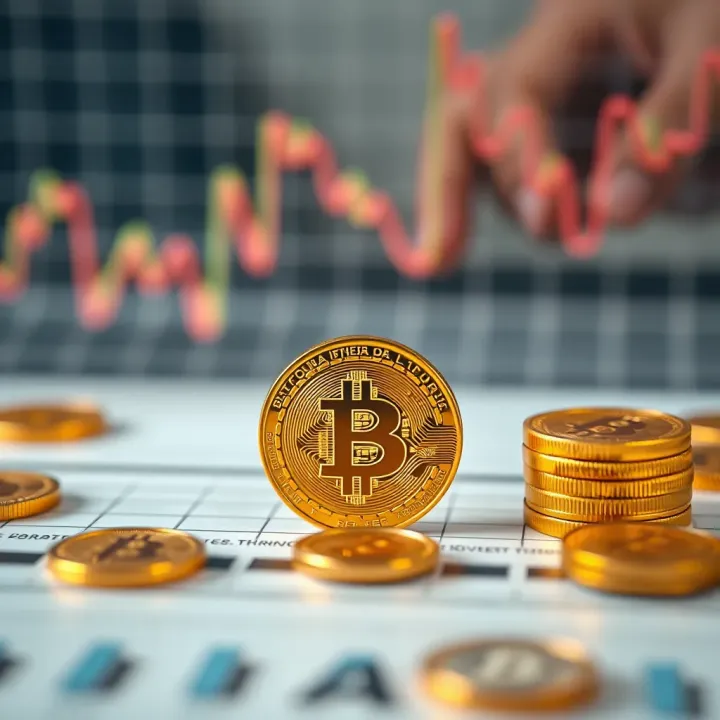 Illustration of risk and opportunity scales in cryptocurrency investment