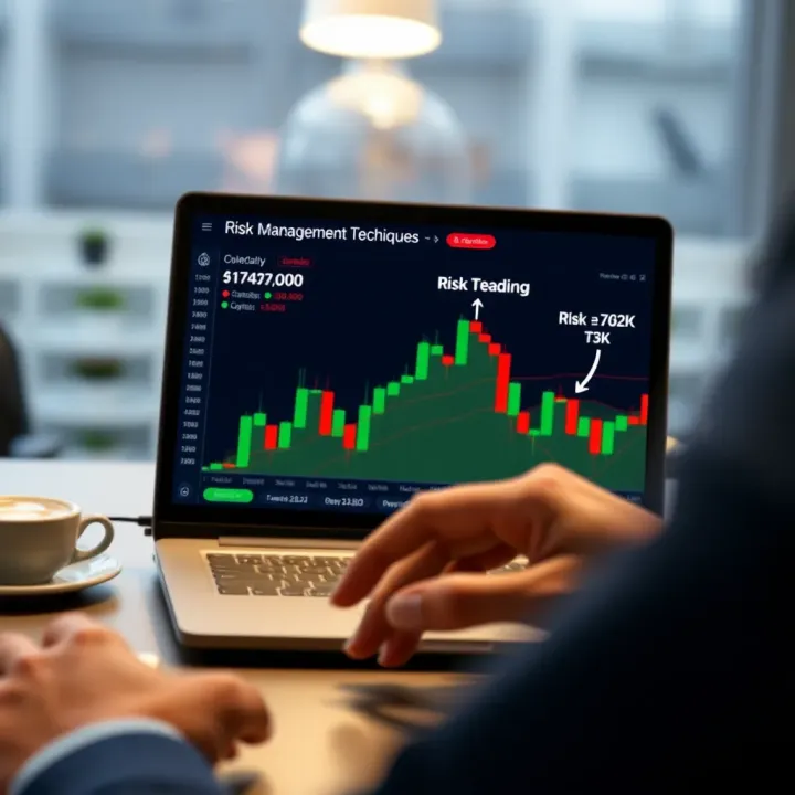 Diagram illustrating risk management techniques in binary options investment