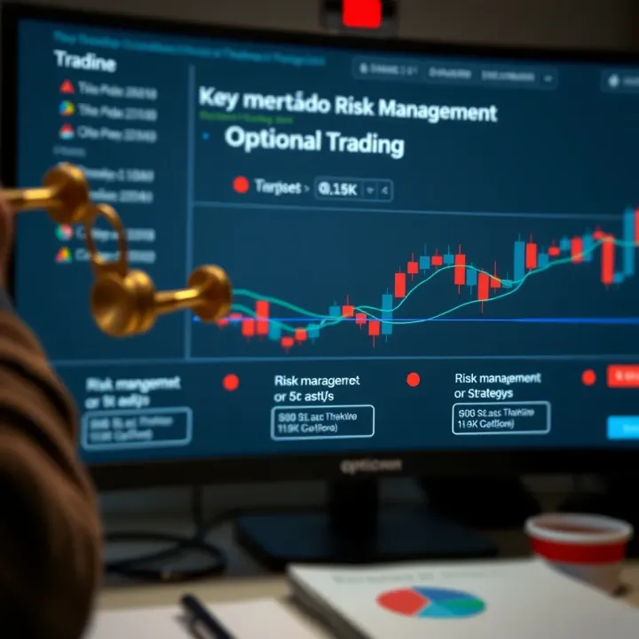 Diagram showing essential option trading strategies and risk management techniques