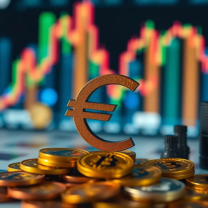 Economic and Political Factors Affecting EUR/USD Exchange Rate Economic and political factors influencing the EUR/USD exchange rate depicted with symbols of currency and global economy